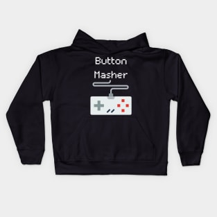 Button Masher Video Game Kids Hoodie